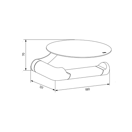 Держатель туалетной бумаги IDDIS Noa NOABL00i43 черный