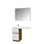 Мебель для ванной Aquaton Лондри 1A267001LHDR0 40 L Дуб рустикальный/белый