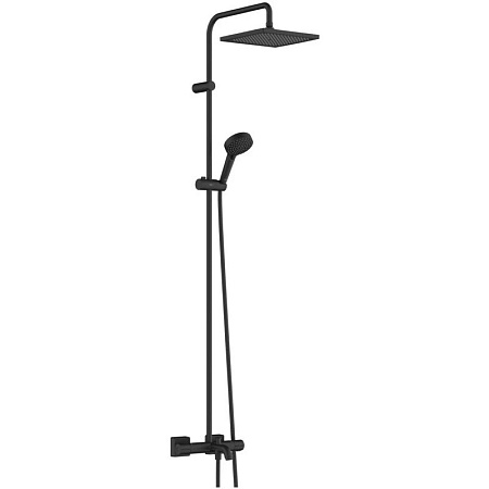 Душевая стойка Hansgrohe Vernis Shape 26900670 черный матовый