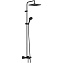 Душевая стойка Hansgrohe Vernis Shape 26900670 черный матовый - фото 1