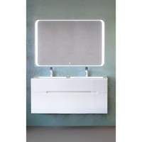 Мебель для ванной Jorno Modul Mоl.01.122/P/W 120 подвесная, белая