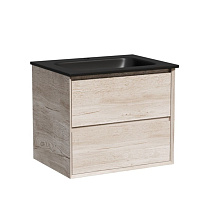 Тумба с раковиной Sancos Marmi 2.0 60 MR2.060EG дуб галифакс натуральный/черный Тумба с раковиной Sancos Marmi 2.0 60 MR2.060EG дуб галифакс натуральный/черный