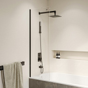 Шторка на ванну RGW Screens SC-056-8B 35110562850-14 50x150 прозрачное/черный