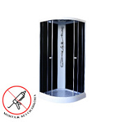 Душевая кабина Parly EC1031 100x100x210 черный/белый Душевая кабина Parly EC1031 100x100x210 черный/белый