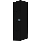 Шкаф-пенал Armadi Art Piazza 844-BCR без ножек, черный/хром