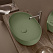 Раковина накладная Kerasan Nolita 534311 60x40 Verde Muschio