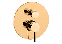 Смеситель Paffoni Light LIG018HG для душа, медовое золото
