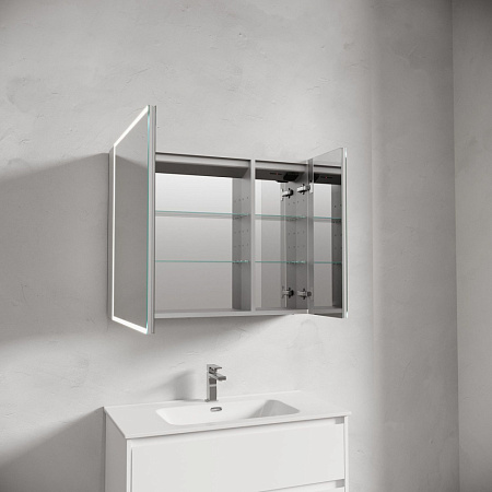 Шкаф-зеркало Sancos Evoke SC8090 90x70 с подсветкой