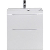 Тумба с раковиной BelBagno Marino MARINO-H60-600-2C-SO-BL-P 60 bianco lucido