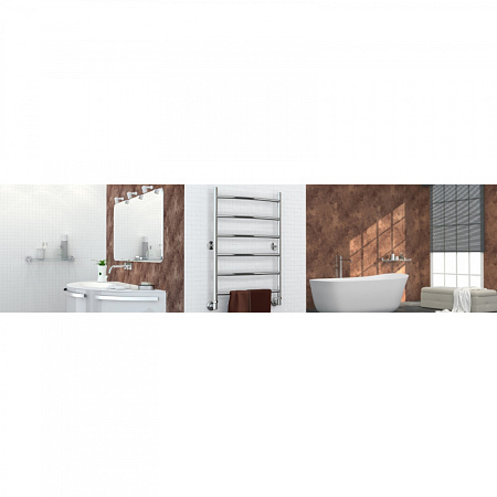 Полотенцесушитель водяной Стилье Универсал-50 50х50 хром