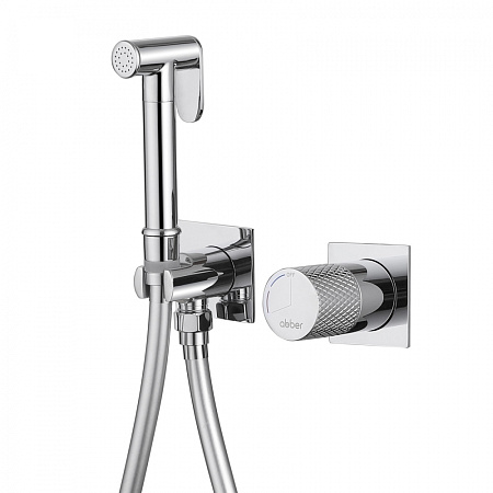 Гигиенический душ со смесителем ABBER Wasserfall AF8725 хром