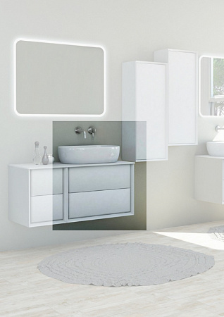 Тумба для комплекта Cezares Bellagio 54715 Bianco Opaco