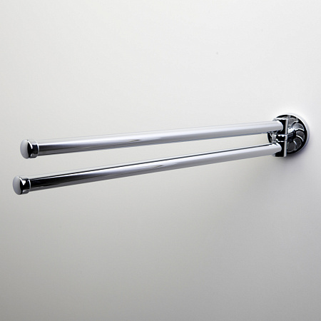 Полотенцедержатель WasserKRAFT Isen K-4031 двойной, хром