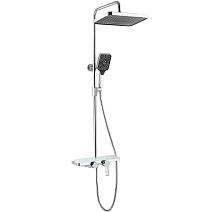 Душевая стойка с термостатическим смесителем beWash BV0MMSS6150 хром Душевая стойка с термостатическим смесителем beWash BV0MMSS6150 хром
