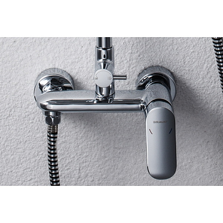 Душевая стойка Bravat Opal-С F9125183CP-A1-RUS хром