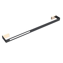 Полотенцедержатель Boheme Q 10942-G-B золото/черный