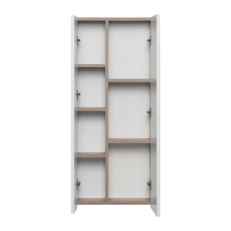 Шкаф Aquaton Мишель 1A244203MIX40 43 дуб эндгрейн/белый