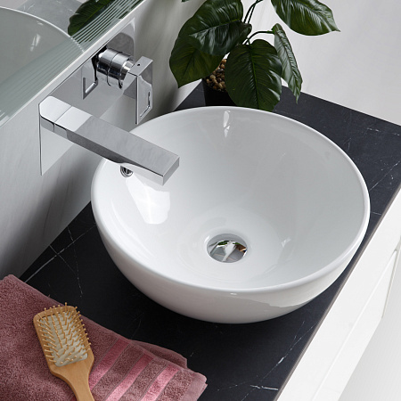 Раковина накладная BelBagno BB1077 44x44x15.5 белый