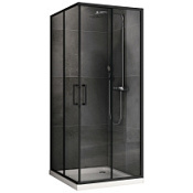 Душевой уголок ABBER Schwarzer Diamant AG02090B5 прозрачное/черный