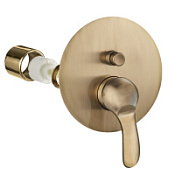 Смеситель Palazzani Palace 26117250 для ванны с душем, бронза