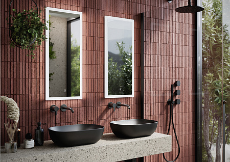 Зеркало Sancos Polo PL35 35х80 с подсветкой