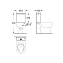 Унитаз-компакт Grohe Bau Ceramic 39428000 горизонтальный выпуск, наполнение снизу - фото 2