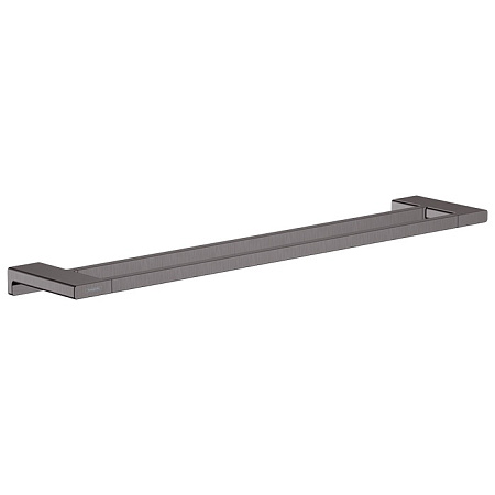 Полотенцедержатель Hansgrohe AddStoris 41743340 шлифованный черный хром
