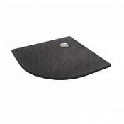 Поддон для душа Jacob Delafon Tolbiac E6D329RU-NGM 90х90 четверть круга, черный