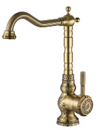 Смеситель Zorg Antic A 305K-BR для кухонной мойки, бронза