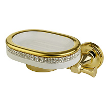 Мыльница Migliore Dubai 31240 белый/золото