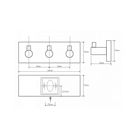 Крючок Bemeta Beta 132405232 тройной