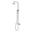 Душевая стойка Boheme Stick 128-CRCR ручка Diamond, хром - фото 1