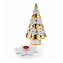 Сувенир ёлочка Migliore Christmas 29701 белый, декор золото - фото 3