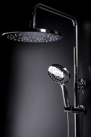 Душевая стойка Boheme Spectre 458-NB для ванны, никель брашированный