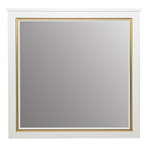 Зеркало Tessoro Foster TS-F9080-M-W-G 80 белый с патиной золото