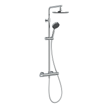 Душевая стойка Jacob Delafon Brive 2 E24322-CP с термостатом, хром