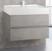 Тумба с раковиной Cezares Molveno MOLVENO 46-80-2C-SO-BET 80 Beton