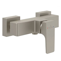 Смеситель Villeroy & Boch Architectura Square TVS12500100064 для душа, никель сатинированный Смеситель Villeroy & Boch Architectura Square TVS12500100064 для душа, никель сатинированный
