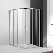 Душевой уголок Cezares Molveno MOLVENO-RH-22-120/110-C-Cr-IV 120x110x195 прозрачное/хром