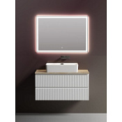 Мебель для ванной со столешницей Sancos Snob T 100 SNT100W+TT100A2 Bianco/Kreman