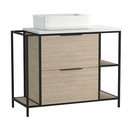 Тумба под раковину Cersanit Bosquet 63013 100 дуб