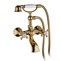 Смеситель Palazzani Adams Color 52102053 для ванны с душем золото Смеситель Palazzani Adams Color 52102053 для ванны с душем золото