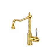 Смеситель Boheme Medici Ripresa 101-SW для кухонной мойки, бронза/Swarovski