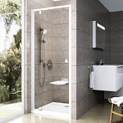 Душевая дверь в нишу Ravak Pivot PDOP1-90 03G70100Z1 Transparent, белый