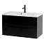 Тумба под раковину BelBagno Marino MARINO-800-2C-SO-NL-P 80 nero lucido - фото 2