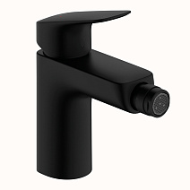 Смеситель Hansgrohe Logis 71200670 для биде, черный матовый Смеситель Hansgrohe Logis 71200670 для биде, черный матовый