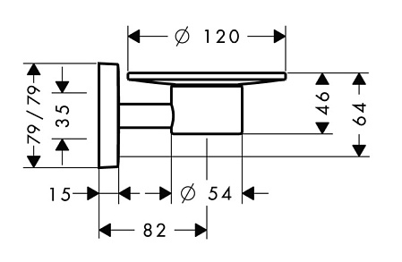 Мыльница Hansgrohe PuraVida 41502000