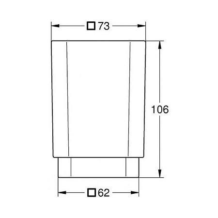 Стакан Grohe Selection Cube 40783000