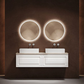 Мебель для ванной со столешницей Sancos Very 160 VR80W+TT160A2 Bianco/Kreman