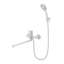 Смеситель для ванны и душа Milardo Rora RORWT00M10 белый